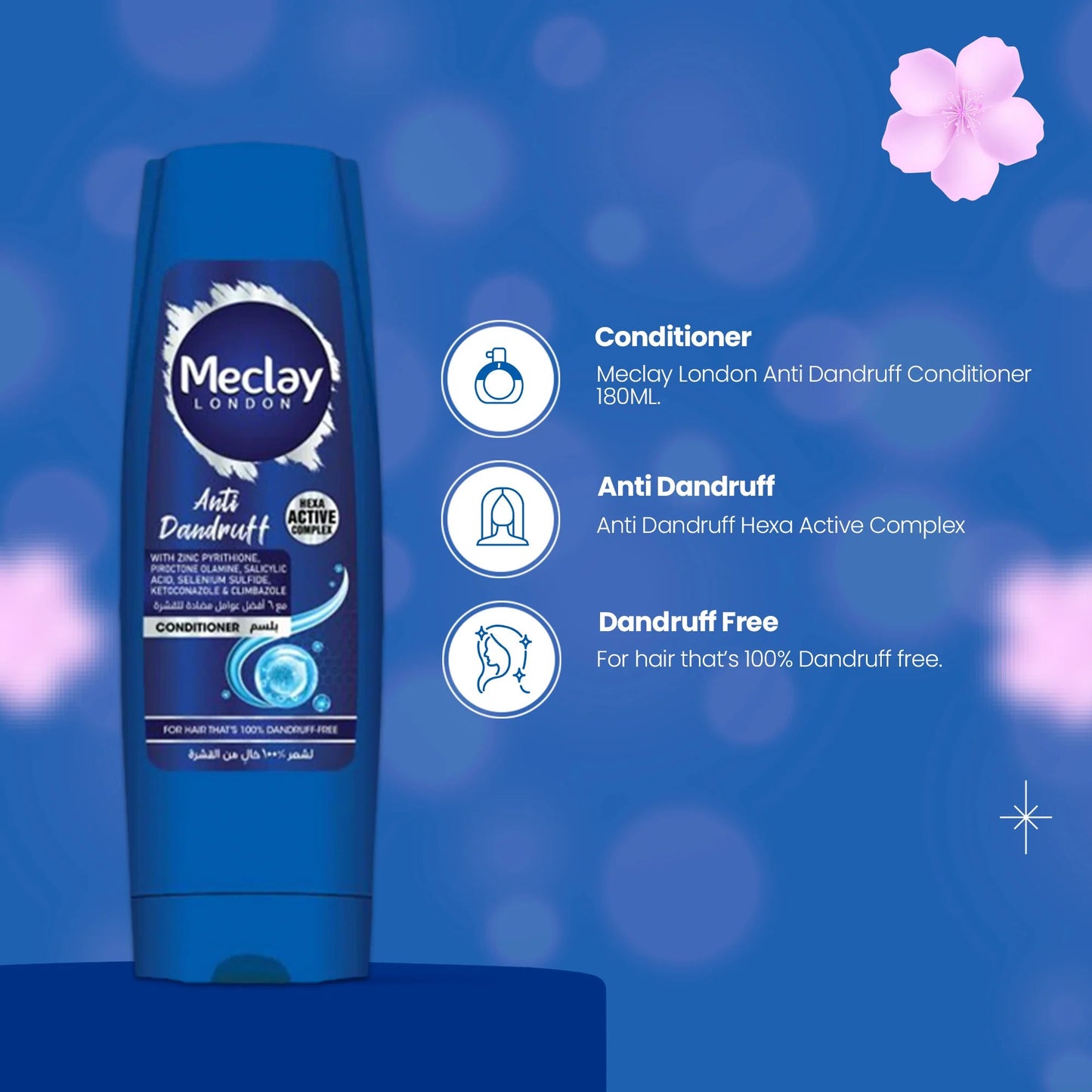 Meclay Conditioner Anti Dandruff 185ml