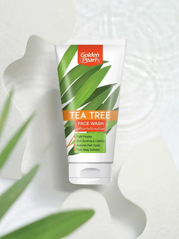 Golden Pearl Face Wash Tea Tree
