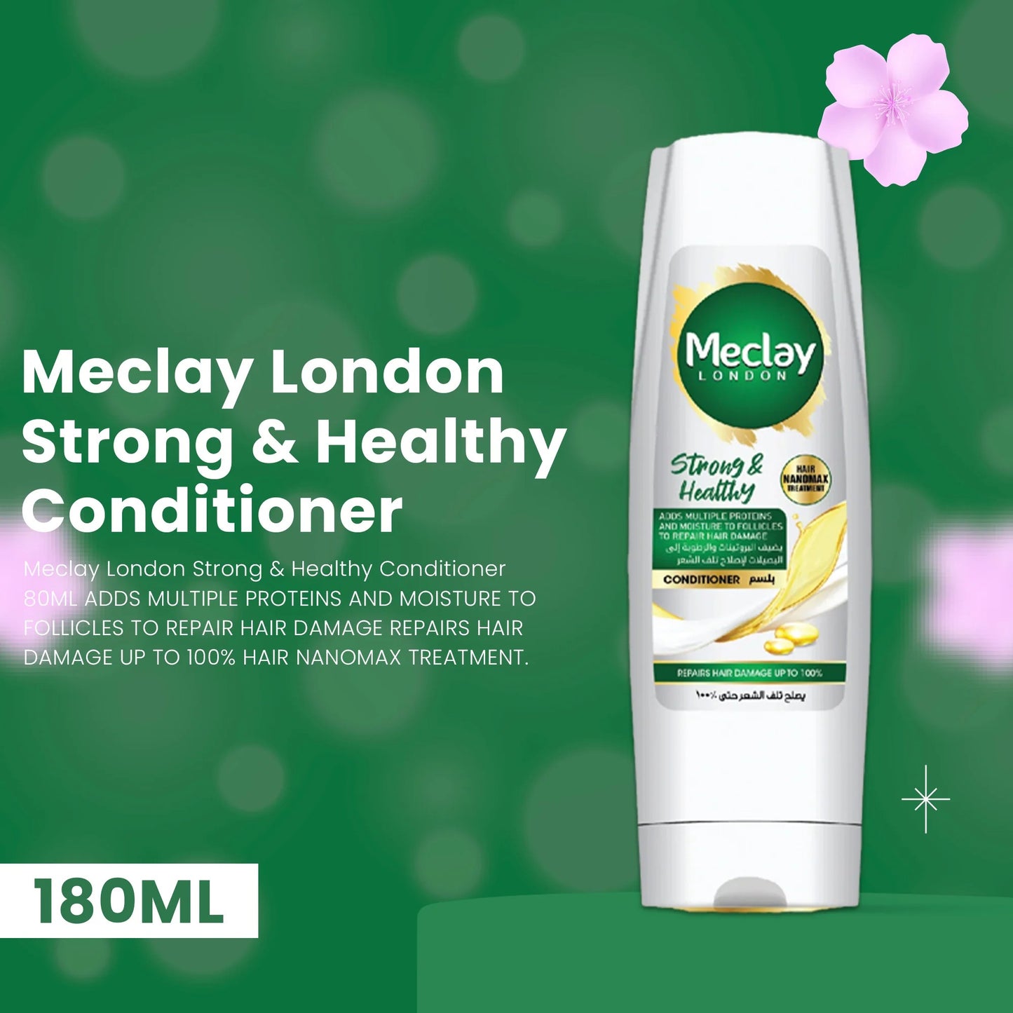 Meclay Conditioner Strong & Health 185ml