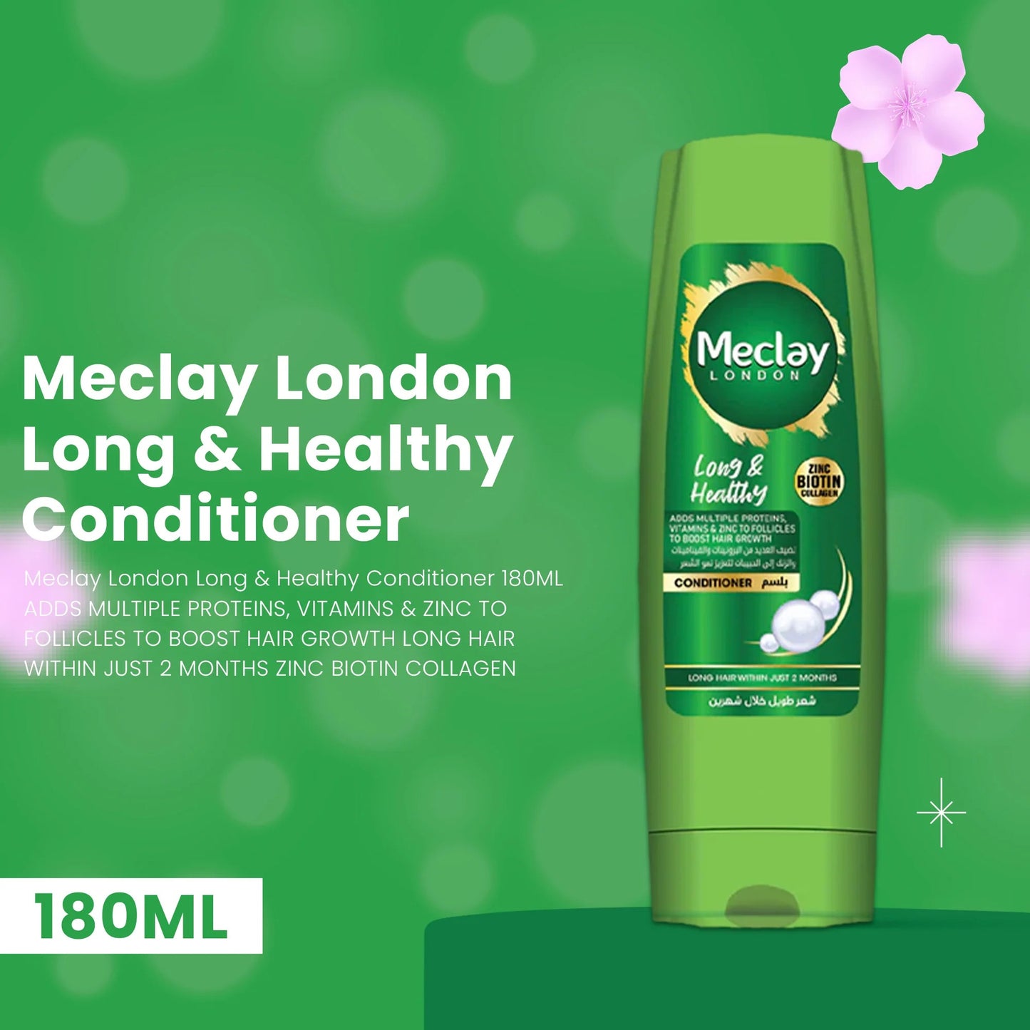 Meclay Conditioner Long & Healthy 185ml