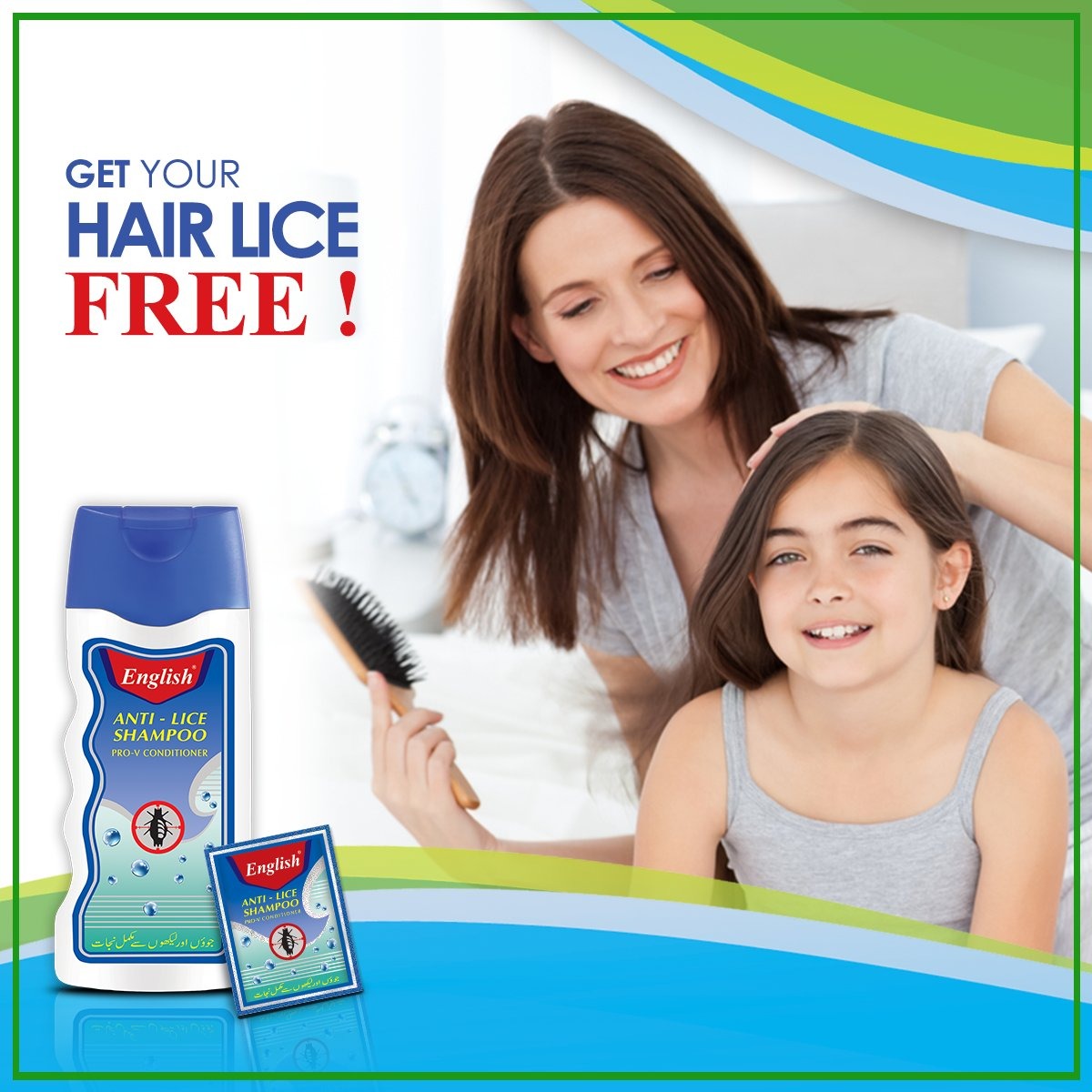 English Anti Lice Shampoo Medium