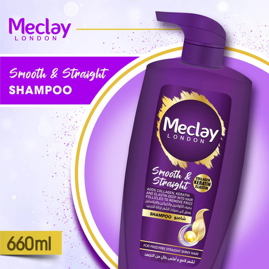 Meclay Shampoo Smooth & Straight 660ml