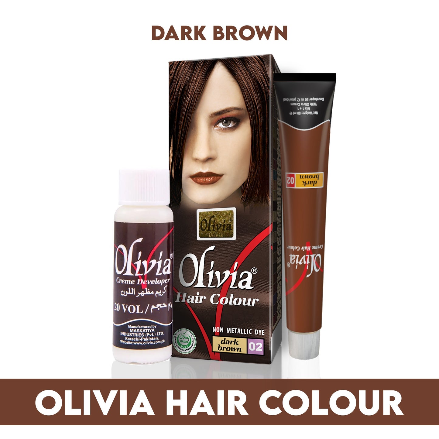 Olivia Hair Colur Dark Brown 02