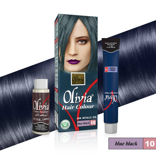 Olivia Hair Colur Blue Black 10