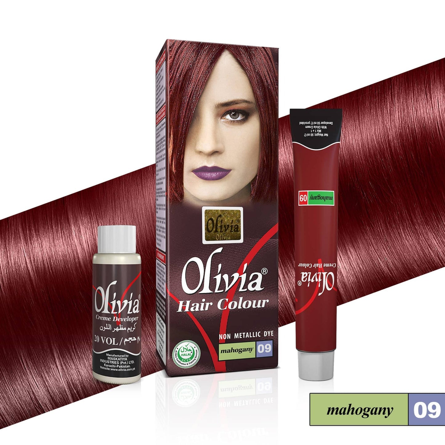 Olivia Hair Colur Mahogany 09